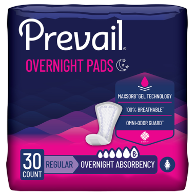Prevail Overnight Bladder Leak Pads