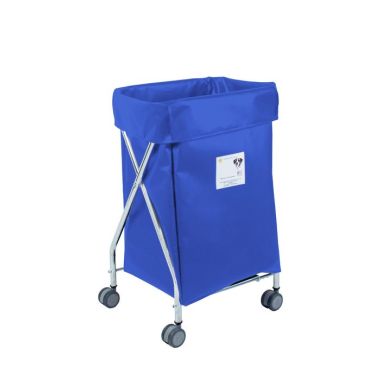 R&B Wire Products Narrow Collapsible Hamper with Vinyl Bag
