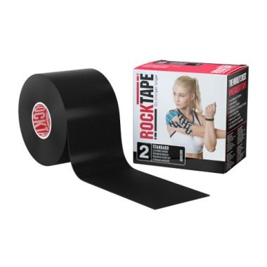 KMS Rocktape Kinesiology Tape for Athletes 2 & 4 Inch (Black or Beige)