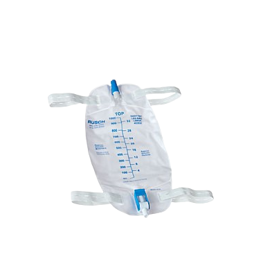 Teleflex 452932 Medical Rusch Easy Tap Urinary Leg Bag with Flip Valve (32 oz.)
