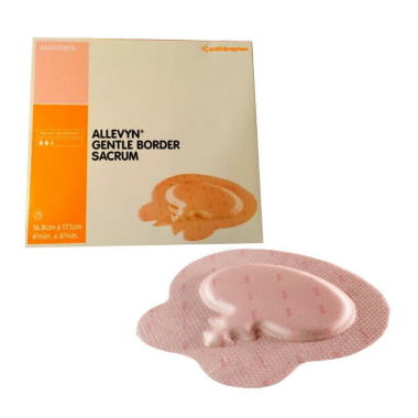 Allevyn Gentle Border Sacrum 66800898 | 6-5/8 X 6-3/4 Inch, Sacrum