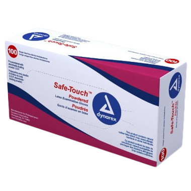 SafeTouch Latex Exam Gloves Powder Free - NonSterile