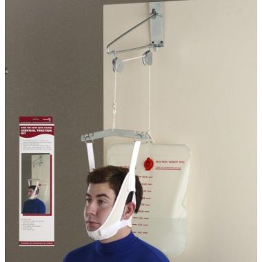 OTC Cervical Traction Kit with Over Door Head Halter