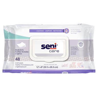 Seni Care Disposable Rinse-Free Bath Wipe