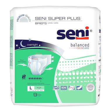 Seni Super Plus Briefs - Small, Medium, Regular, Large, X Large