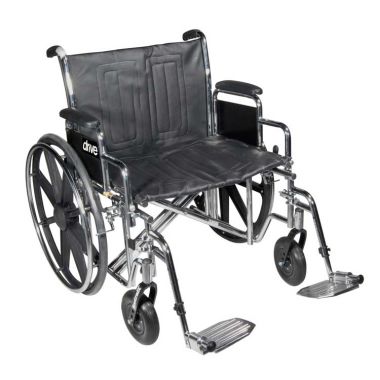 Drive Medical Bariatric Sentra EC HEAVY DUTY Wheelchair with Arm Styles and Foot Rigging Options