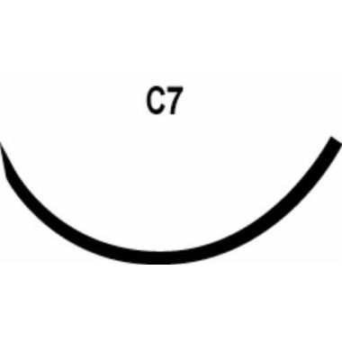 LOOK Suture with Needle Nonabsorbable Black Monofilament