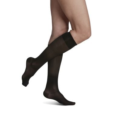 Sigvaris 120C Sheer Fashion Knee High Closed Toe 15-20 mmHg Compression Socks