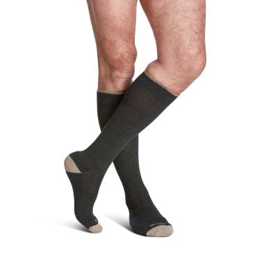 Sigvaris Unisex Merino Outdoor Performance Wool 20-30 mmHg Compression Socks, Closed Toe