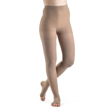Sigvaris 972P Access Series Open Toe 20-30 mmHg Compression Pantyhose