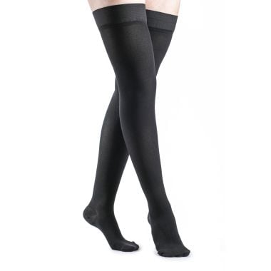 Sigvaris 973N Access Series Women's Thigh High Closed Toe 30-40 mmHg Compression Stockings