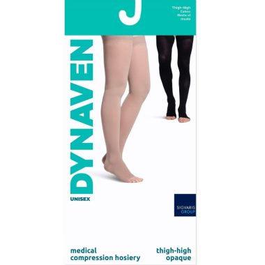 Sigvaris 972N Access Series Thigh High Open Toe 20-30 mmHg Compression Stockings