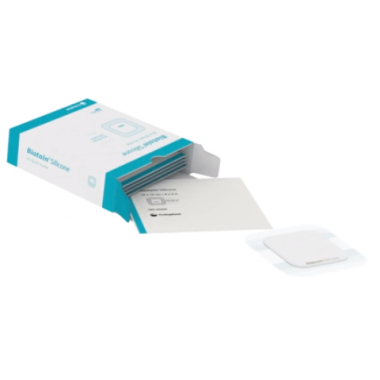 Biatain Silicone Foam Dressings, Square Shape - Sizes 3, 4, 5, 6, Inch (Each or Box of 10) - Coloplast