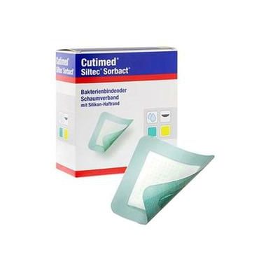 Cutimed Siltec Sorbact Dressing 7325100 | 8 x 8 cm | 3 x 3 Inch by BSN