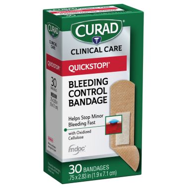 CURAD QuickStop! Blood Controlling Bandages