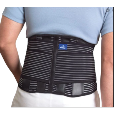 Actimove Back Support with 4 Stays, Adjustable Double-Layer Compression
