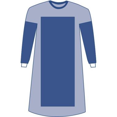 Medline Eclipse Gowns, Nonsterile, Poly Reinforced, Size L or XL