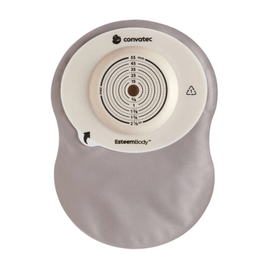 ConvaTec Esteem Body Soft Convex One-Piece Closed-End Pouch - With Window