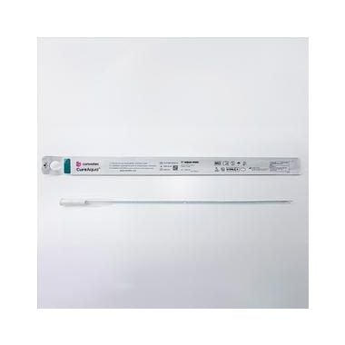 Cure Aqua Male Hydrophilic Catheter, Coude Tip - 12-18 Fr