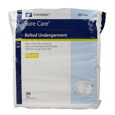 Sure Care Belted Undergarments - Heavy Absorbency