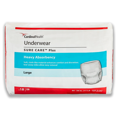 Sure Care PLUS Protective Underwear M L XL 2XL Vitality Medical