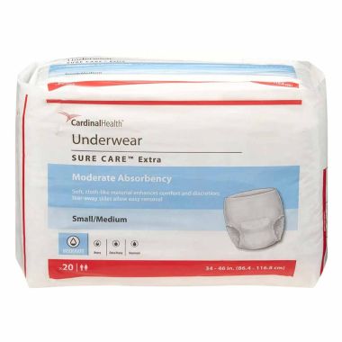 Sure Care Extra Protective Underwear - Moderate Absorbency