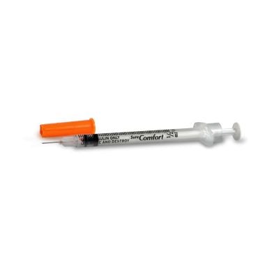SureComfort U-100 Insulin Syringes - 31G