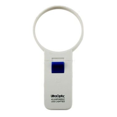 UltraOptix 3-Inch Round LED Lighted 4X Magnifier