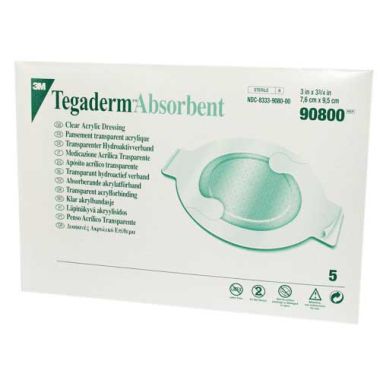 3M Tegaderm Absorbent Clear Acrylic Dressings