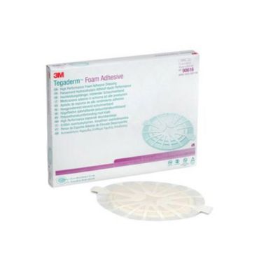 Tegaderm Foam Adhesive 90616 | Oval - 8-3/4 x 7-1/2 Inch, Pad Size 5-1/2 x 6-3/4 Inch
