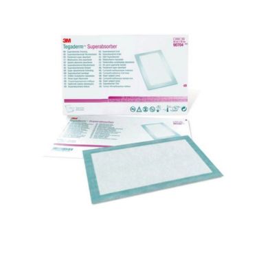 Tegaderm Superabsorber 90704 | 7-7/8 x 11-3/4 Inch