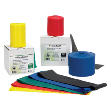 TheraBand Latex-Free Professional Resistance Bands - 25/50 Yds.