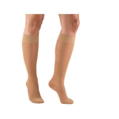 TRUFORM Women's LITES Knee High Support Stockings 15-20 mmHg