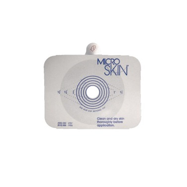 Two-Piece Transparent Ostomy Barrier Cut-to-fit MicroSkin Adhesive