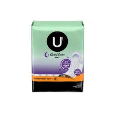 U by Kotex Security Overnight Maxi Pads with Wings