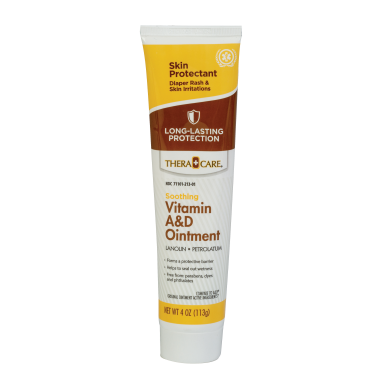 TheraCare Soothing Vitamin A&D Ointment, 4 Ounce