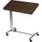 15 x 30 Inch Tilt Top Overbed Table - Adjustable Height 29.5 to 46 Inch, 33 degrees Tilt