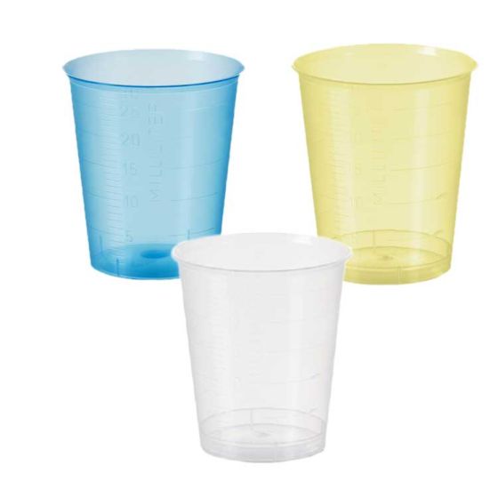 Graduated Medicine Cup 1 oz Plastic Disposable