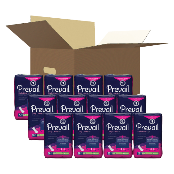Prevail Inserts Prevail Daily Liners - Discreet Incontinence Protection for Light ...