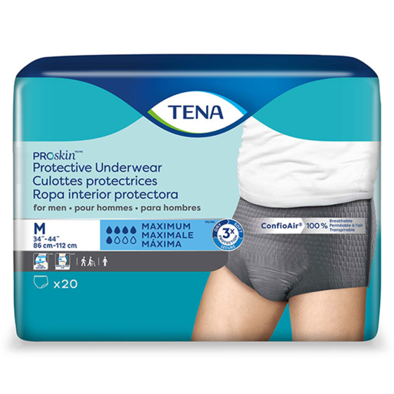 TENA ProSkin Mens Protective Underwear - Moderate Absorbency
