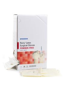 Perry Performance Plus Surgical Gloves Smooth Cream Powder Free  Sterile