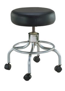 Round Swivel Stool With Wheels