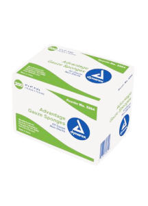 Dynarex 4 x 4 Inch Advantage Surgical Gauze Sponges 8 Ply  3264