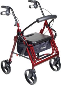 Duet Transport Chair Rollator by Drive