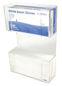 McKesson Combination Glove Box Holder & Paper Towel Dispenser