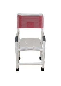 MJM PVC Shower Chair with Soft Removable Center Section