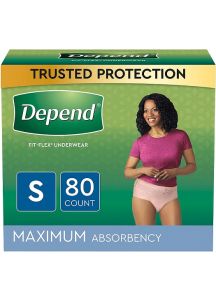 Depend FITFLEX Womens Underwear Heavy Absorbency