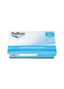 ProWorks Latex Exam Grade PowderFree Gloves