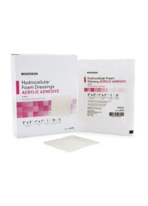 Mckesson 4670 Hydrocellular Adhesive Foam Dressing Acrylic Adhesive 3 x 3 Inch  Sterile