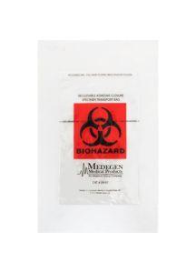 Biohazard Symbol Specimen Transport Bag